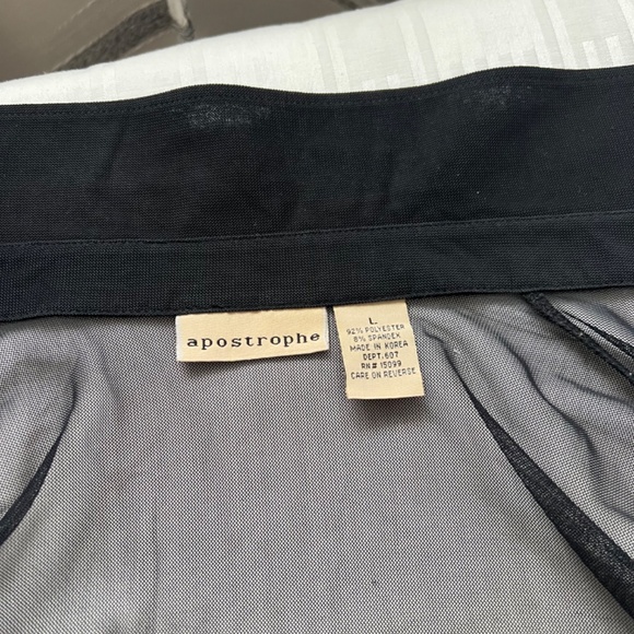 Apostrophe, Size L, Black transparent - Picture 5 of 8